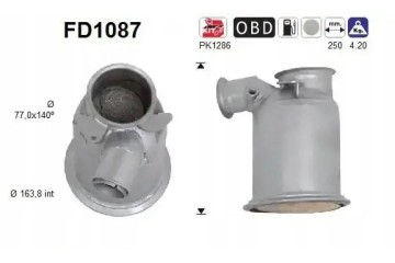 PARTICULATE FILTER FAP DPF FD1087 AS AUDI SEAT