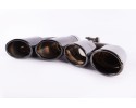 Set of silencer tips AUDI A4 B8 BLACK GLOSS