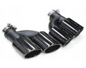 Set of silencer tips AUDI A4 B8 BLACK GLOSS Car type passenger cars