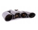 Puntas de Escape SAS Acero Inoxidable Negro Brillante 2 piezas para Au