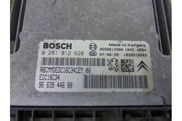 9663944680 CENTRALITA MOTOR UCE CITROEN BERLINGO 1.6 HDi 75 Collection Familiar 9663944680 156386 CITROEN - 1