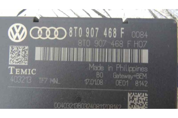 8T0907468F MODULO CONFORT AUDI A4 BERLINA (8K2) S line Sportpaket / plus 2008 8T0907468F 160900 AUDI - 1