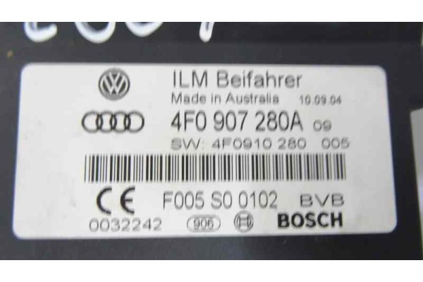 4F0907468B MODULO ELECTRONICO AUDI A6 BERLINA (4F2) 2.0 TDI 2005 4F0907468B 162009 AUDI - 2