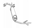 Exhaust system silencer rear BOSAL 282 975 Catalog number of the part 282 975