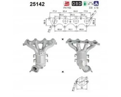 CATALYST 25142 AS KIA CEE D PRO CEE D VENGA I