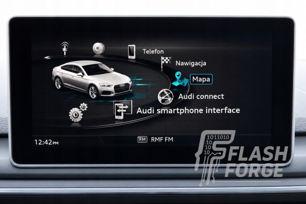 Audi VW A3 A4 A5 A6 A7 A8 Q3 Q5 Q7 Conversion USA MIB2 Polish Menu Maps