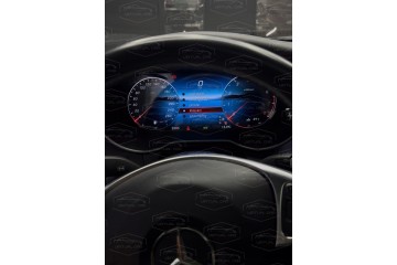 Counter Clocks Virtual LCD Mercedes C 2015 18 year