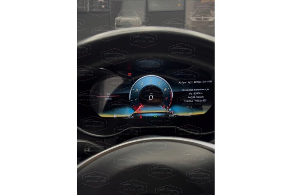 Counter Clocks Virtual LCD Mercedes C 2015 18 year Part manufacturer Mercedes Benz OE