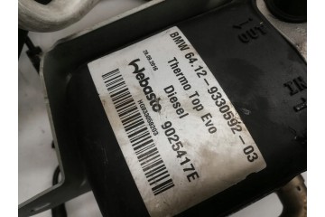 Webasto BMW X6 F16 F86 9330592 3 0L diesel 230kW 2014 Part manufacturer BMW OE