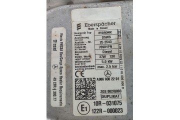 WEBASTO PARKING HEATER MERCEDES SPRINTER W906 A9068302201 Catalog number of the part A9068302201