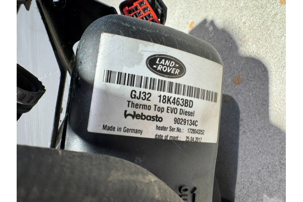 Land Rover Range Rover Jaguar webasto heater heating GJ32 18K463 BD Car type passenger cars