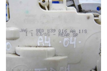 8E0839016AA CERRADURA PUERTA TRASERA DERECHA AUDI A4 AVANT (8E) 2.0 TDI 2005 8E0839016AA 163120 AUDI - 4