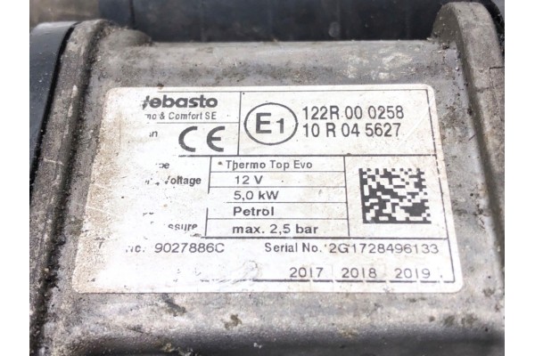 WEBASTO BMW G30 9027886C Sedan Limousine 3 0 THERMO PARKING HEATER Quality of parts according to GVO O original with manufacture