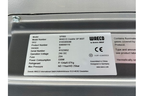 PARKING AIR CONDITIONING WAECO COOLAIR SP 950T Part manufacturer Waeco
