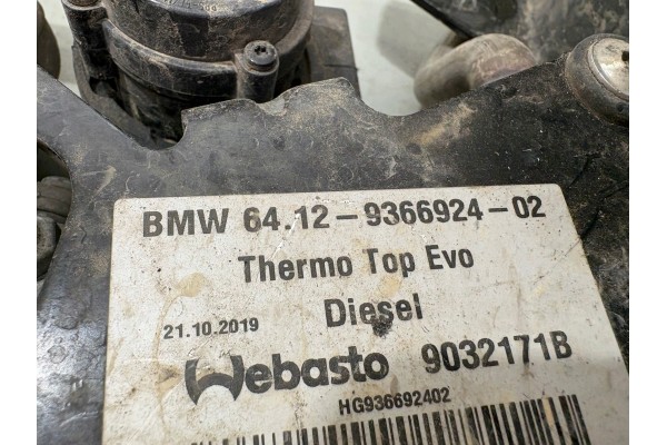 BMW X3 G01 X4 G02 WEBASTO DIESEL PARKING HEATER 9366924 ORIGINAL EU Car type passenger cars