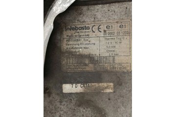 PARKING HEATER WEBASTO FIAT DUCATO 000002021232 Catalog number of substitutes 16807339