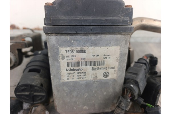 Webasto VW T5 LIFT parking heater 7E0819008D Catalog number of the part Webasto VW T5 LIFT ogrzewanie postojowe dogrzewacz 7E081