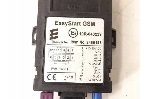 Webasto MERCEDES BENZ M W164 22451708 2 99L diesel 165kW 2005 Catalog number of substitutes 12V