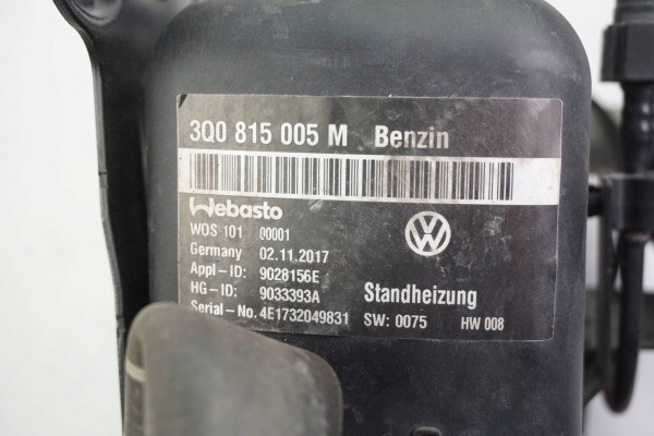 Calefactor estacionario Webasto VW Arteon Passat B8 3Q0815005M