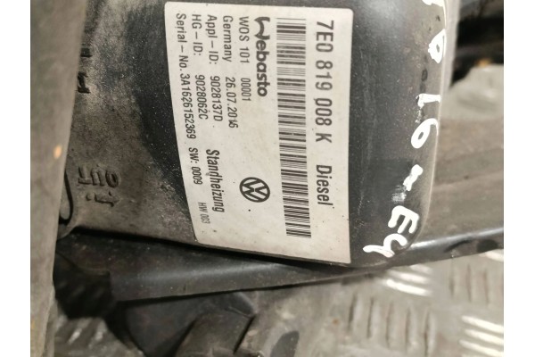 PARKING HEATER WEBASTO VOLKSWAGEN TRANSPORTER CARAVELLE T6 Quality of parts according to GVO O original with manufacturer s logo