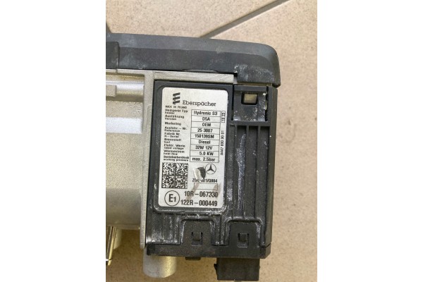 Webasto Mercedes Vito W447 A4478303001 D5A Diesel Quality of parts according to GVO O original with manufacturer s logo OE