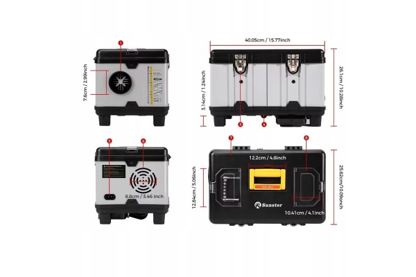 Heater Diesel 8KW 12V 24V 240V APP Bluetooth Foldable Quiet WEBASTO EAN GTIN 0782216633554