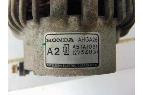 A5TA1091  ALTERNADOR HONDA CIVIC BERL. 3/4 (EJ/EK) 1.4 S 3 Berlina (EJ9) 1996 A5TA1091 187840 HONDA - 3