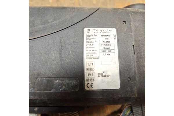 Parking heater Webasto Airtronic D2 Iveco Stralis Catalog number of the part 504001621