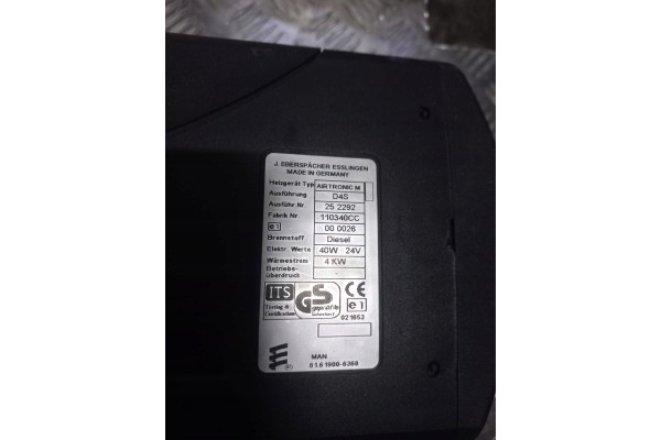 Parking heater D4S Man Eberspacher Part manufacturer MAN OE