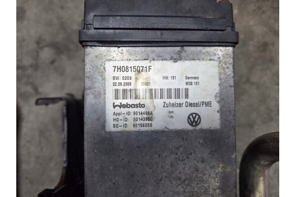 VW T5 parking heater WEBASTO 7H0815071F Part manufacturer Volkswagen OE