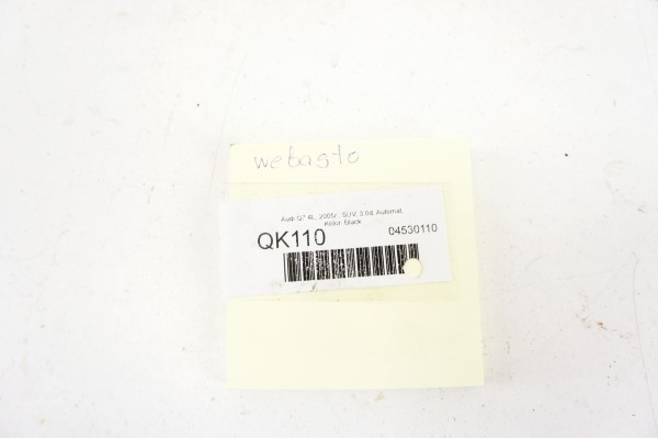 QK110 Audi Q7 4L 3.0d Webasto 4L0265105J
