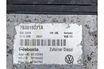 Calefactor estacionario Webasto 7E0815071A para VW T5 Multivan Diesel