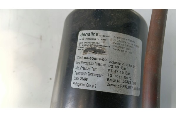 GAS CYLINDER AGGREGATE TANK CARRIER ZEPHYR 30S 65 60029 00 NO 326 143 Part manufacturer Carrier