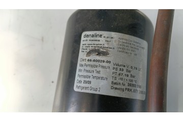 GAS CYLINDER AGGREGATE TANK CARRIER ZEPHYR 30S 65 60029 00 NO 326 143 Part manufacturer Carrier