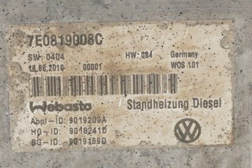 Calefactor estacionario WEBASTO VW T5 7E0819008C 9018241D