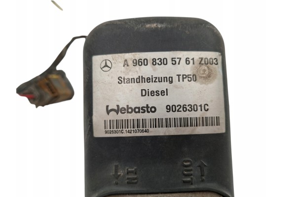 PARKING HEATER MERCEDES ACTROS MP4 ANTOS TP50 A9708305761 Catalog number of the original A9608305761 9026301C