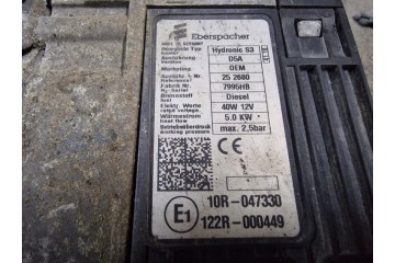 HEATING HYDRONIC S3 D5A WEBASTO Catalog number of the part VITO 447 A4478303001 253007