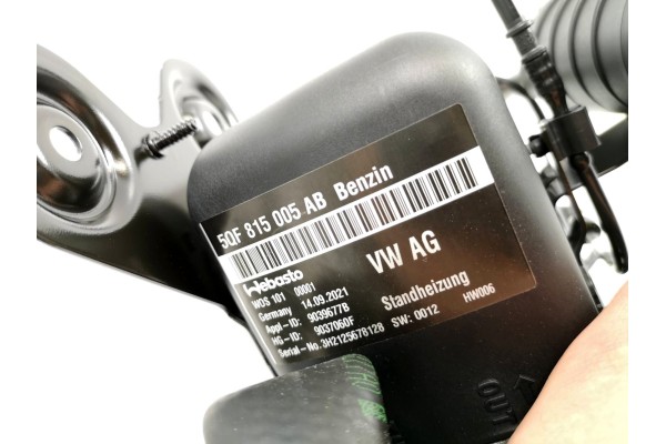 PARKING HEATER WEBASTO AUDI Q3 5QF815005AB Quality of parts according to GVO O original with manufacturer s logo OE