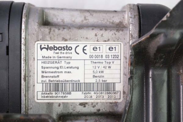 Calefactor de estacionamiento Webasto VW Passat B6 3C0815005AE