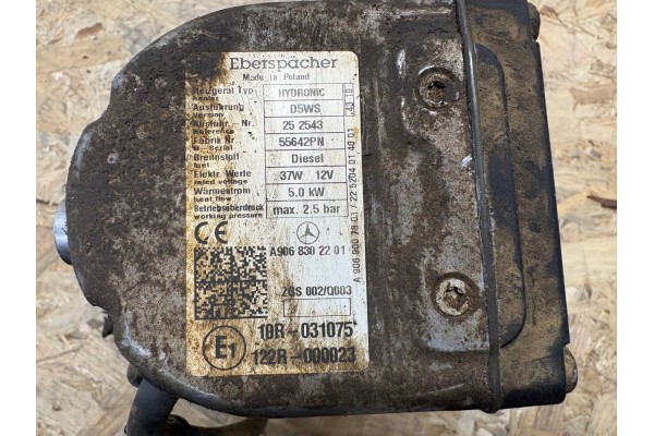 MERCEDES SPRINTER 906 A9068302201 WEBASTO PARKING HEATER Car type passenger cars
