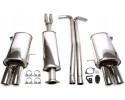 Sports exhaust system CATBACK 2x90 TA TECHNIX Volvo XC90 I 2 5T T6 D5 V8
