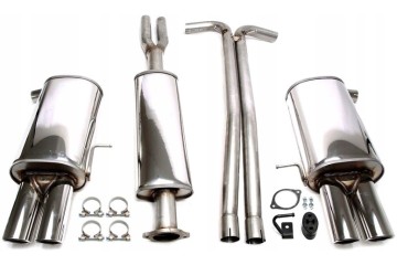 Sports exhaust system CATBACK 2x90 TA TECHNIX Volvo XC90 I 2 5T T6 D5 V8