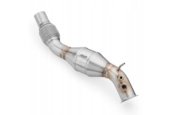 Downpipe BMW E60 E61 520d N47 SILENCER Part manufacturer RM Motors