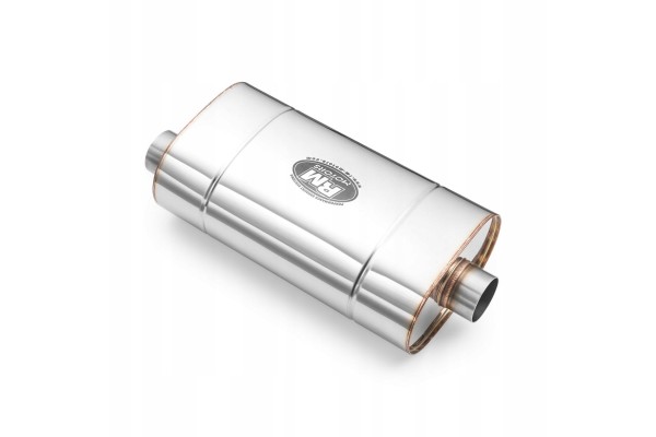 Silenciador Universal Elíptico E002 450 mm Ø 60 mm