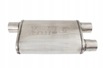 Silencer for throttles TurboWorks 57mm 304SS TW TL 351