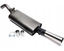 Sports exhaust silencer 1x60mm TA TECHNIX EVOG2E60 VW GOLF MK2 II 19E 1G1