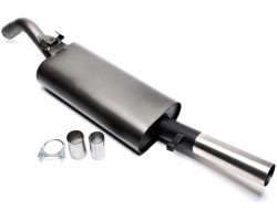 Sports exhaust silencer 1x60mm TA TECHNIX EVOG2E60 VW GOLF MK2 II 19E 1G1