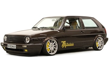 Sports exhaust silencer 1x60mm TA TECHNIX EVOG2E60 VW GOLF MK2 II 19E 1G1 Packaging status original