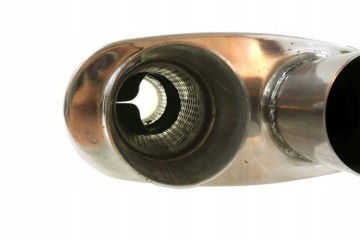 Rear Center Silencer 76mm TurboWorks LT 304SS 355mm TUNING SPORT Car type passenger cars