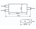 Center Silencer 57mm SLIDE 304SS 550mm Product weight with unit packaging 5 kg